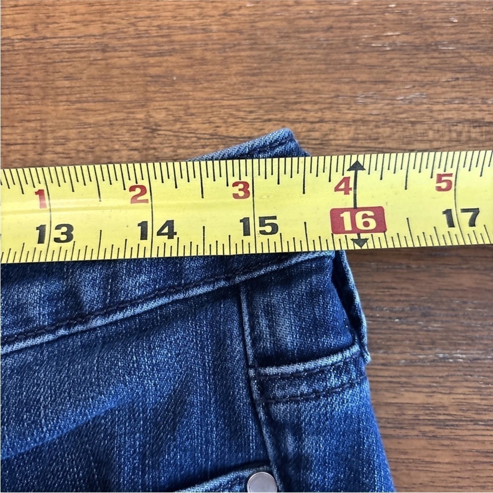 Athleta Skulptek Skinny Jeans Blue Womens Dark Wash Mid Rise Stretch Denim - Picture 6 of 10